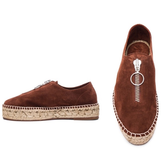 Alexander Wang Shoes - Alexander Wang Brick Suede Devon Espadrilles